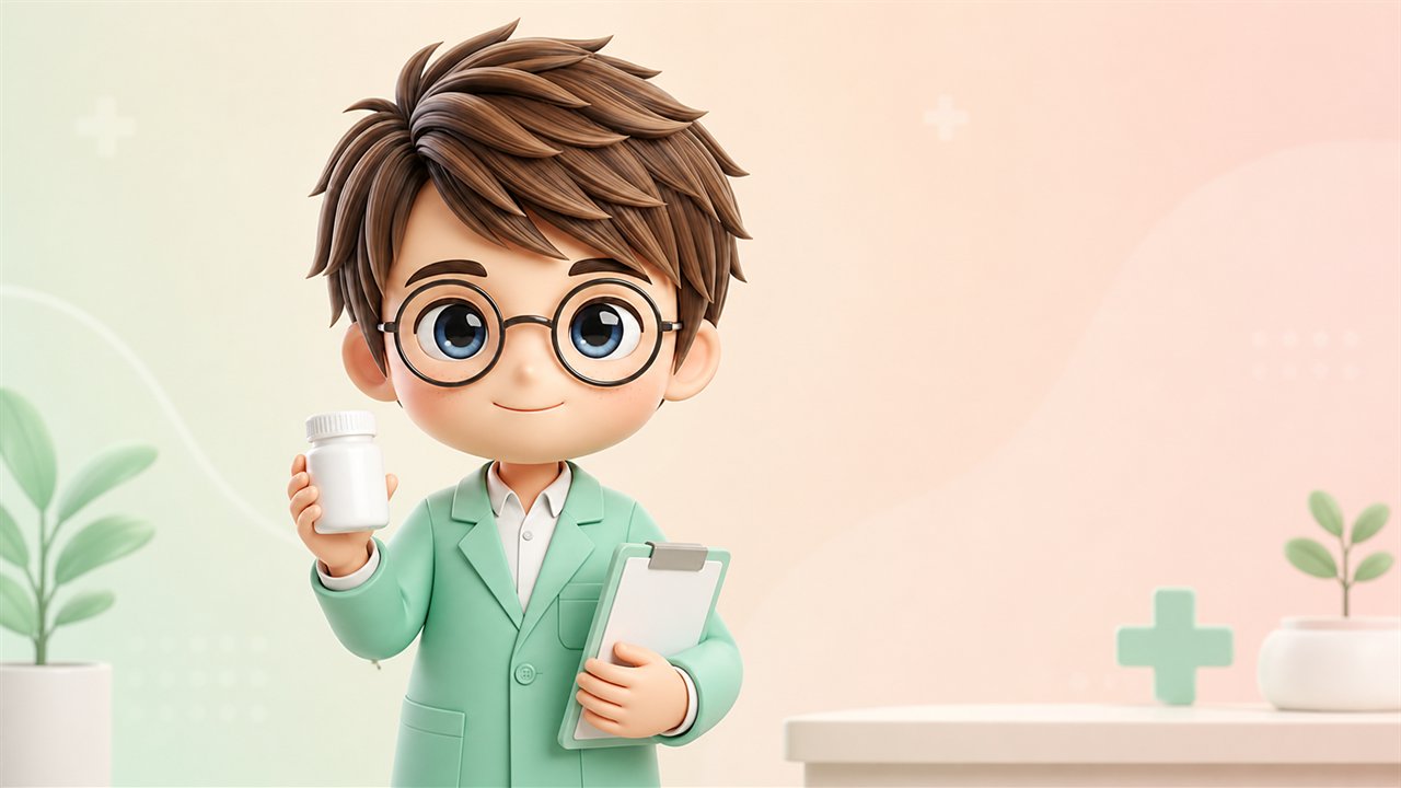 通販・個人輸入の薬は本物か分からないことを示す薬剤師のイラスト